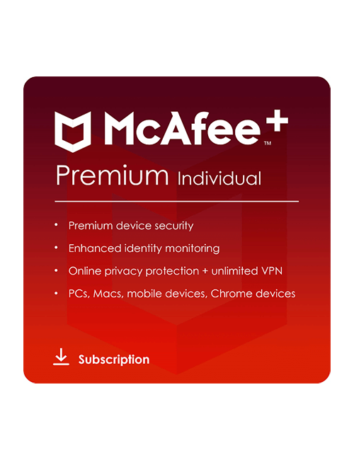 McAfee+ Premium Individual - 1-Year / Unlimited Devices - USA